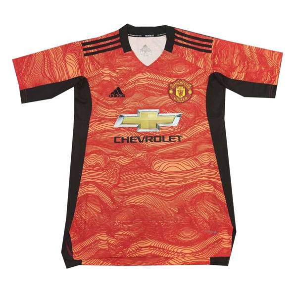 Thailande Maillot Manchester United Gardien 2021 2022 Orange Pas Cher